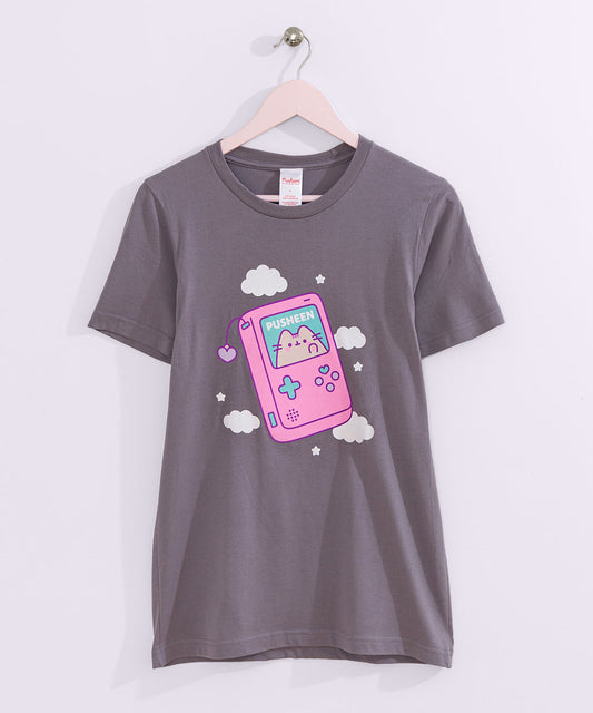 Gamer Pusheen Retro Handheld Tee