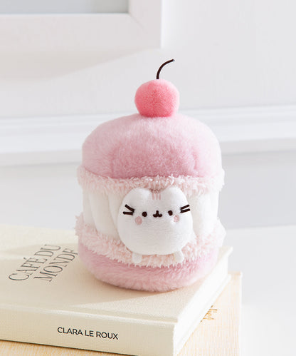 Pusheen Sweets Cherry Macaron Plush 2-pc Environment