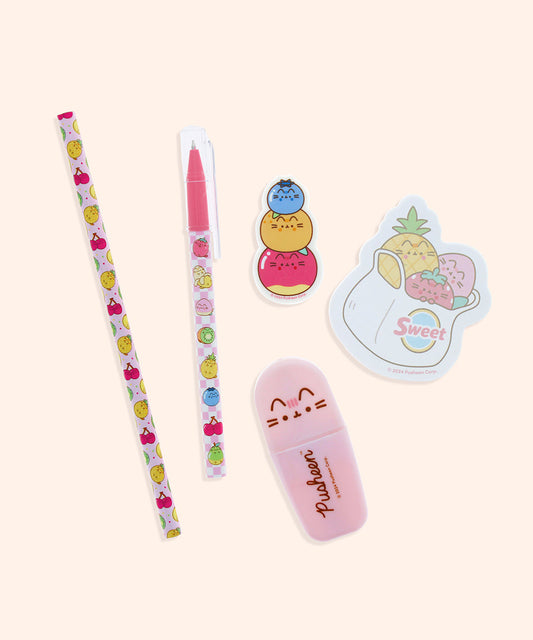 Pusheen Fruits Stationery Set