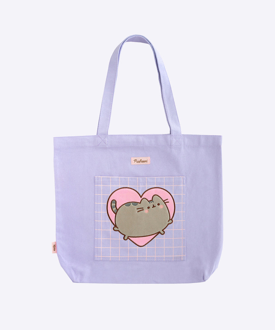 Pusheen Heart Deluxe Tote Bag
